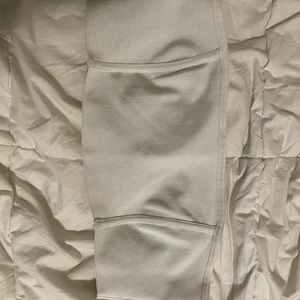 White tube top, zip up back!